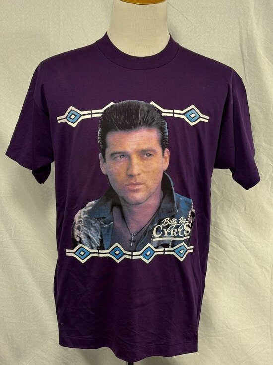 Best Fruit Of The Loom Other - Vtg 90s Single Stitch Billy Ray Cyrus Country Music Tee XL USA 50/50 Western